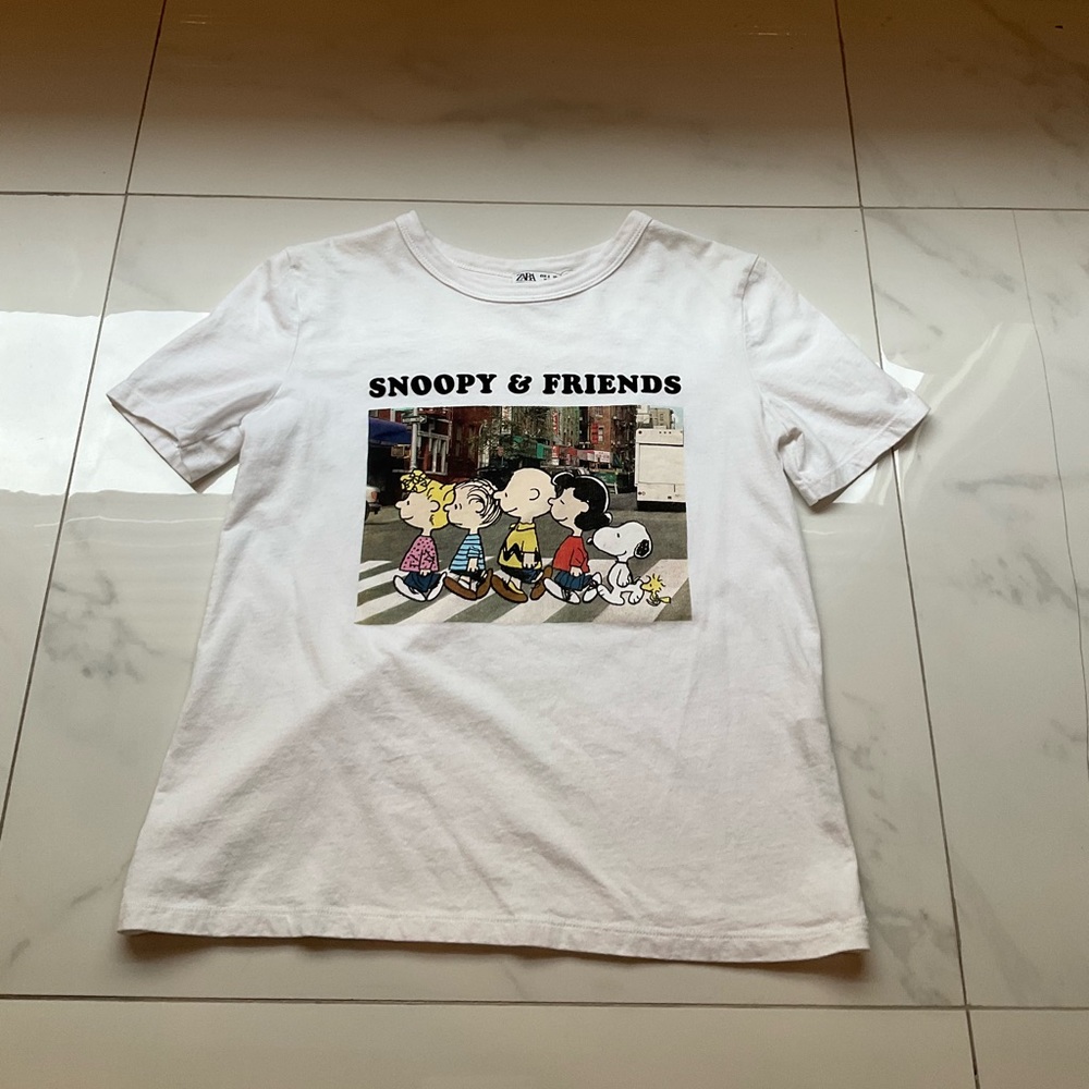 Zara peanuts t-shirt